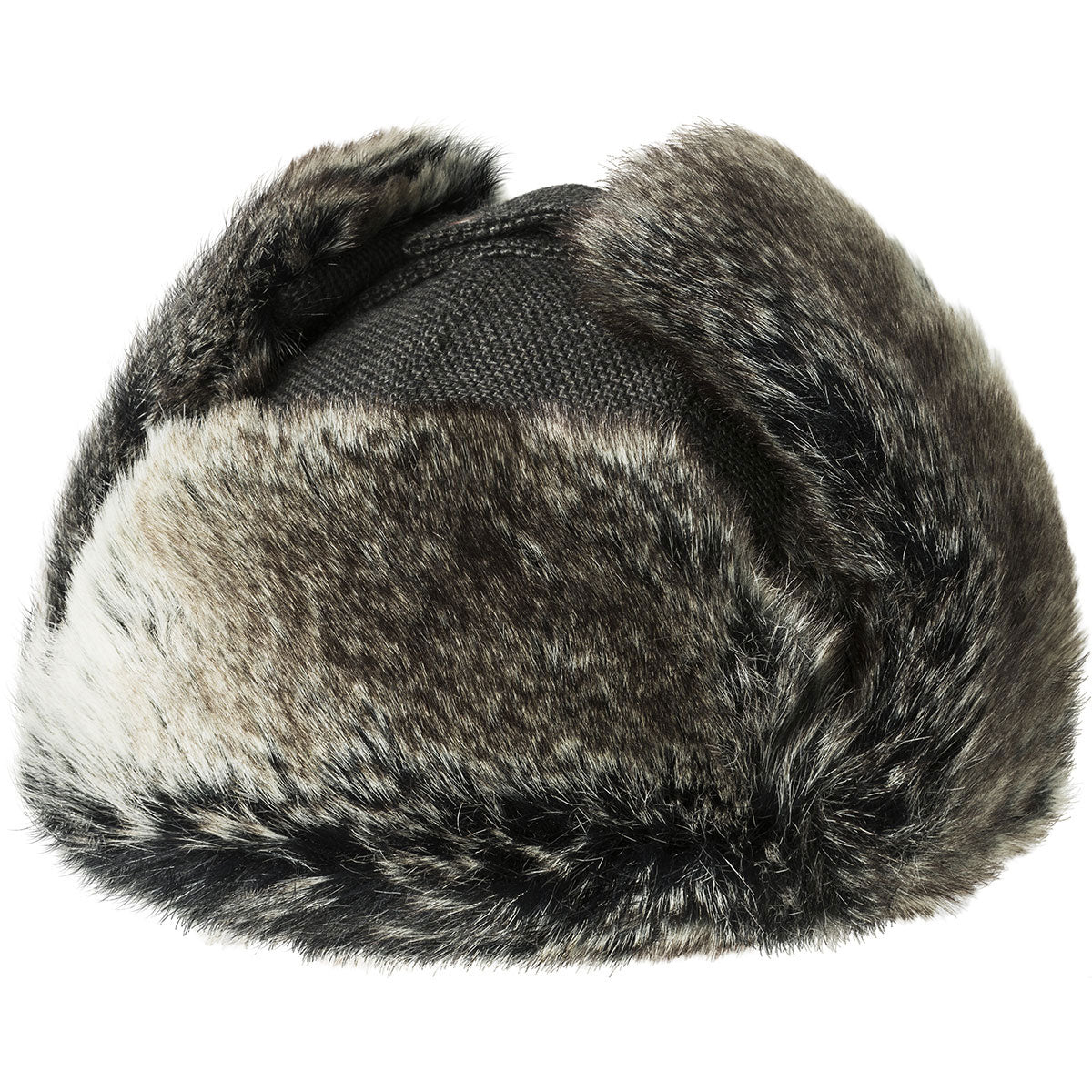 SALE ! Rare Wyeth Gray Faux Fur Trapper Hat Liza Grey Faux Fur Trapper Hat – FINESSE main image 2