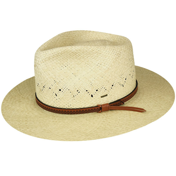 Horan Fedora: 100% Toquilla Palm Straw | Bailey Hats display picture 1