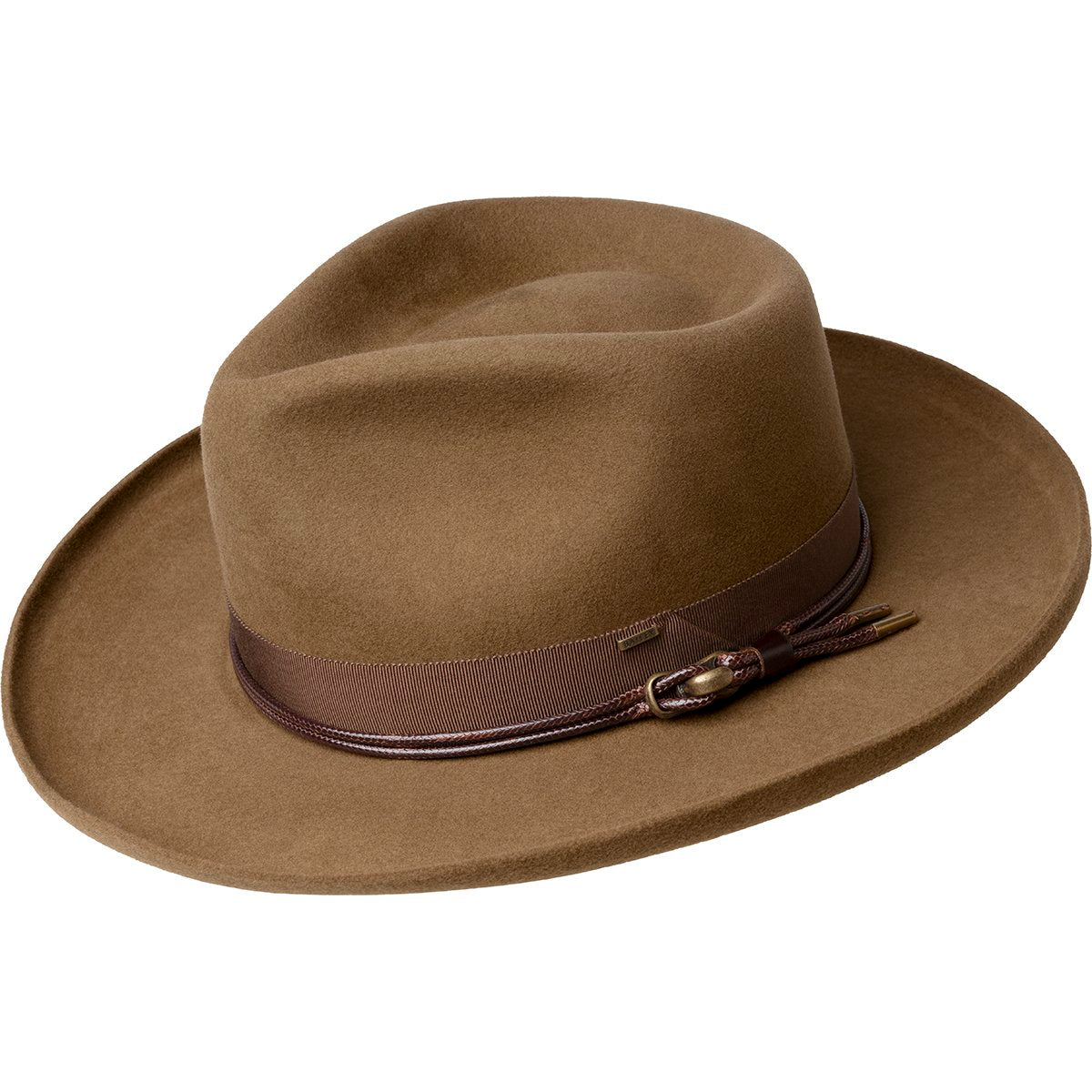 Bailey Men's Fedora Hat - Water Repellent LiteFelt, Snap Brim, Classic Style