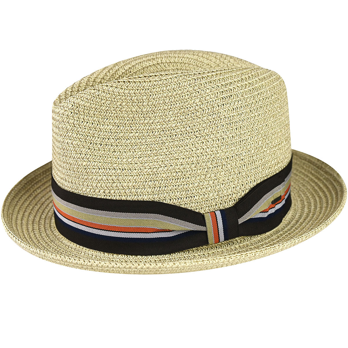Bailey Hats Salem Fedora | Classic Toyo Braid with Striped Band