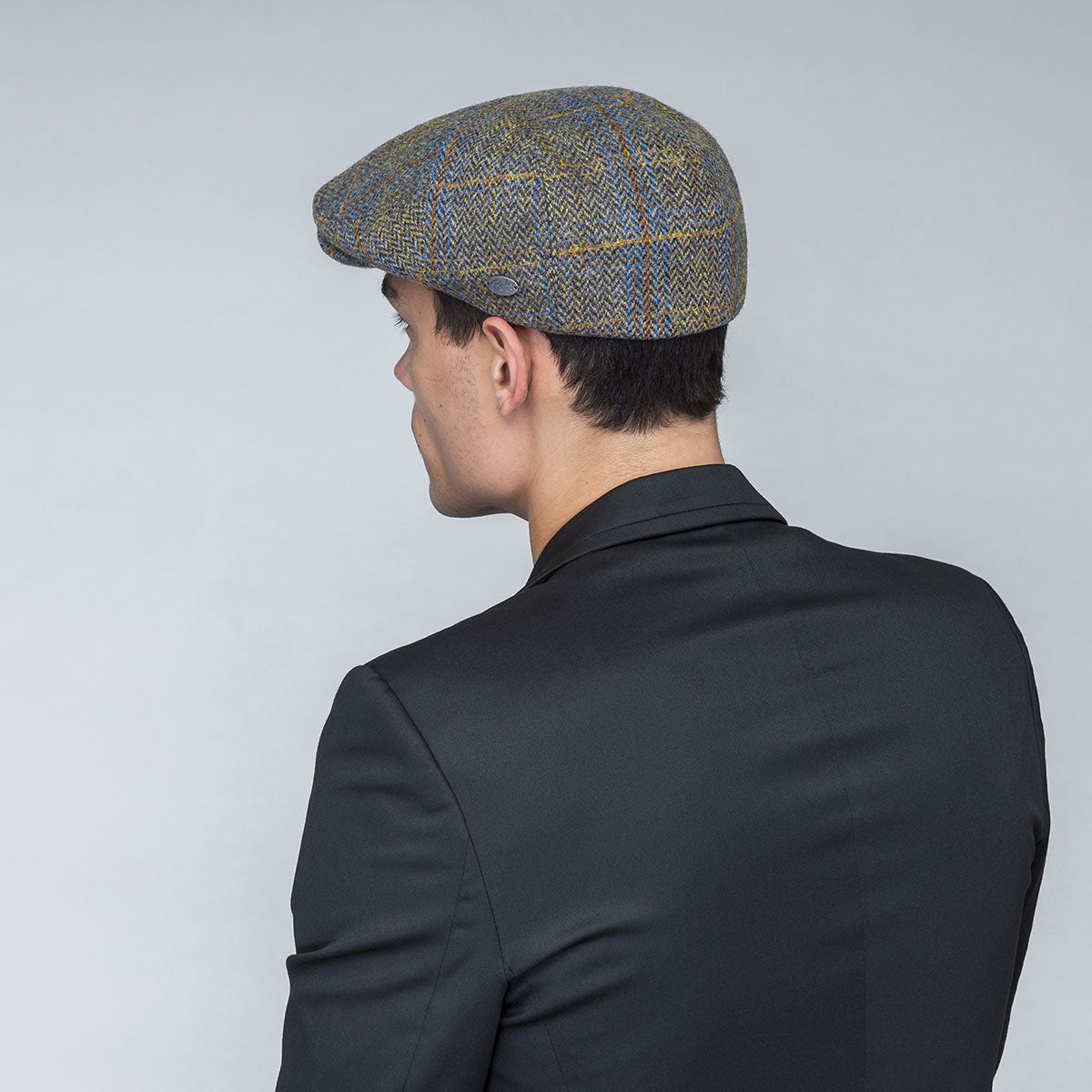 Bailey 1922 Lou Contour Cap Blue Plaid / XL Bailey 1922 Lou Contour Cap Blue Plaid / XL
